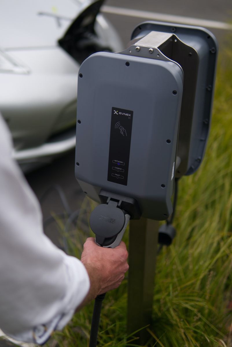 EV Home Charger in action